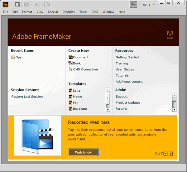 Adobe Framemaker 2015 13.0.2.433